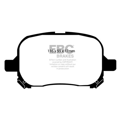 Колодки тормозные EBC Brake Disc DP1133