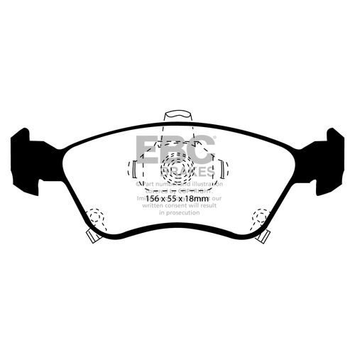 Колодки тормозные EBC Brake Disc DP1171