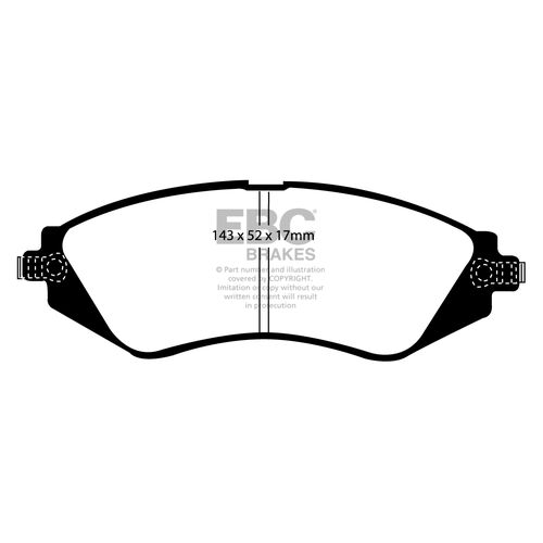 EBC Ultimax передние тормозные колодки для Chevrolet Lacetti/Epica/Nubira/Tacuma EBC Ultimax передние тормозные колодки для Chevrolet Lacetti/Epica/Nubira/Tacuma