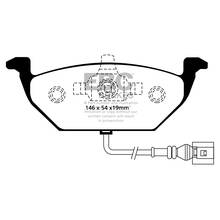 EBC Ultimax передние тормозные колодки для Audi A1/A2/A3 (8L-8P)/Leon/Octavia/Yeti/Golf 4-6/Jetta 5-6/Polo (под 256/280мм диск)