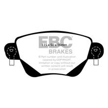 EBC Ultimax задние тормозные колодки для Jaguar X-type/Ford Mondeo (mk3)