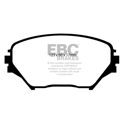 Колодки тормозные EBC Brake Disc DP1402