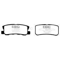 EBC Ultimax задние тормозные колодки для Mitsubishi ASX/Pajero (99-06)/Outlander (07-12)/Jeep Compass (MK) (под 300/302мм диск)