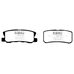 EBC Ultimax задние тормозные колодки для Mitsubishi ASX/Pajero (99-06)/Outlander (07-12)/Jeep Compass (MK) (под 300/302мм диск)