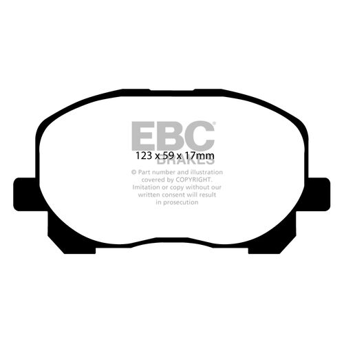 Колодки тормозные EBC Brake Disc DP1455