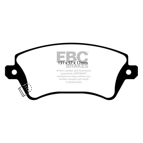 Колодки тормозные EBC Brake Disc DP1457