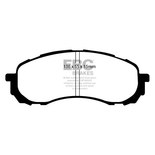 Колодки тормозные EBC Brake Disc DP1492
