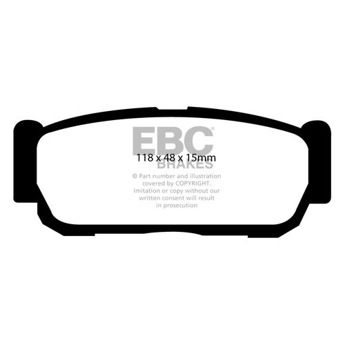 Колодки тормозные EBC Brake Disc DP1560