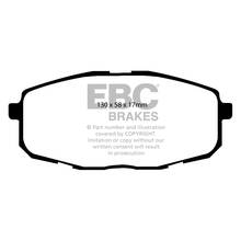 EBC Ultimax передние тормозные колодки для Kia Ceed (ED)/Carens/Hyundai i30 (FD) (под 280/300мм диск)