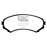 EBC Ultimax передние тормозные колодки для Mitsubishi Pajero (99-06)/Grandis/Shogun (под 290мм диск)