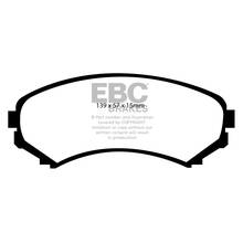 EBC Ultimax передние тормозные колодки для Mitsubishi Pajero (99-06)/Grandis/Shogun (под 290мм диск)