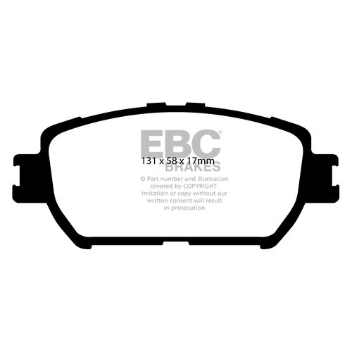 EBC Ultimax Передние тормозные колодки для Toyota Camry V30 EBC Ultimax Передние тормозные колодки для Toyota Camry V30