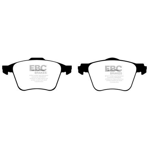 EBC Ultimax передние тормозные колодки для Volvo XC90 (mk1) (под 336мм диск)