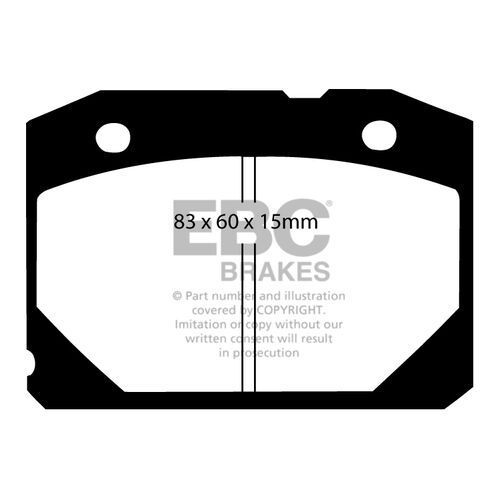 Колодки тормозные EBC Brake Disc DP172