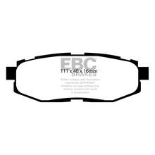 EBC Ultimax задние тормозные колодки для Subaru BRZ/Forester/Tribeca/GT86