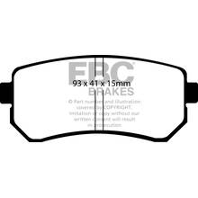 EBC Ultimax задние колодки Hyundai Tucson (Mk3)/ix20/ix35/Kia Ceed (ED)/Rio/Sportage (JE/SL/QL)