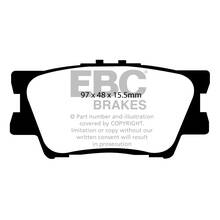 EBC Ultimax задние тормозные колодки для Toyota Camry (V40/V50)/Lexus ES/Rav4 (A30/A40) (2007+)