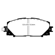 EBC Ultimax передние тормозные колодки для Lexus CT200h/Toyota Prius (2009+)
