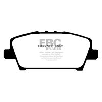 EBC Ultimax передние тормозные колодки для Honda Civic (mk8) (FK/FN) (под 282мм диск)