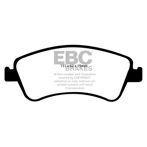 Колодки тормозные EBC Brake Disc DP1950