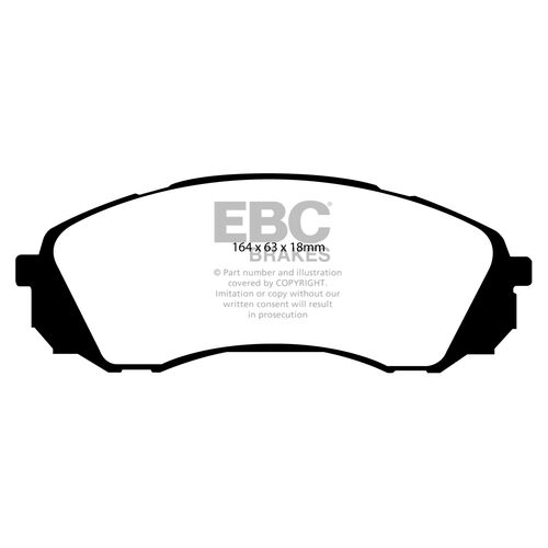 Колодки тормозные EBC Brake Disc DP1953