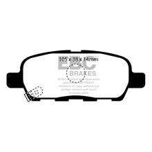 EBC Ultimax задние тормозные колодки для Nissan/Infiniti G/M/Q/QX/FX (скобы)