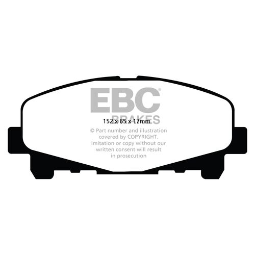 EBC Ultimax передние тормозные колодки для Honda Accord (2008-2015)