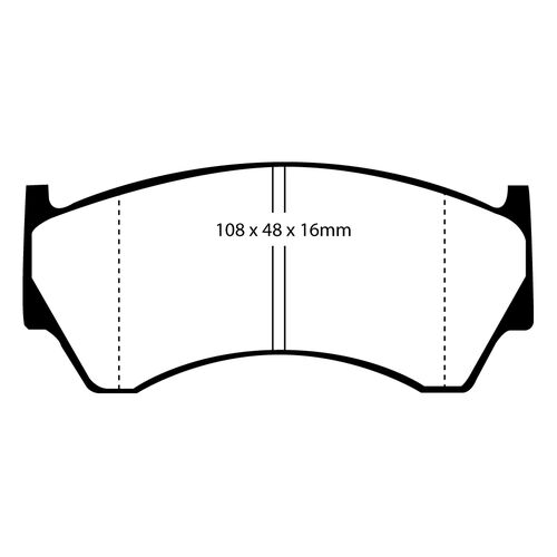 Колодки тормозные EBC Brake Disc DP21044