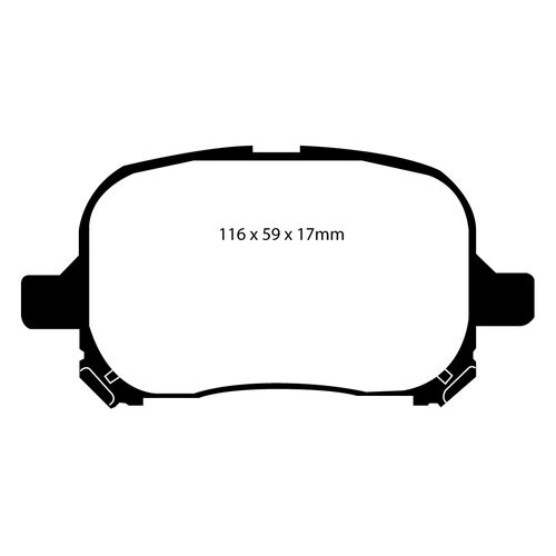 Колодки тормозные EBC Brake Disc DP21133