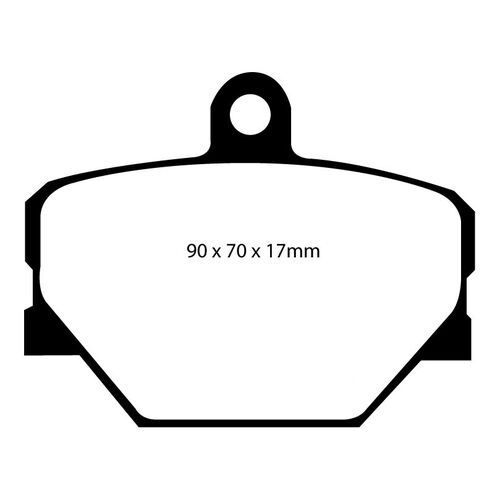 EBC Greenstuff передние тормозные колодки Smart Fortwo (w450/w451)/Roadster/City-Coupe EBC Greenstuff передние тормозные колодки Smart Fortwo (w450/w451)/Roadster/City-Coupe