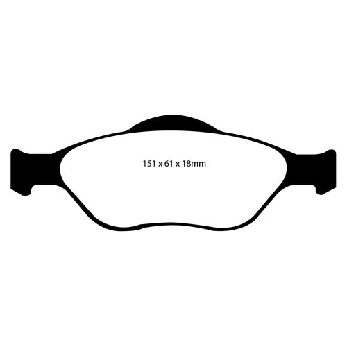 Колодки тормозные EBC Brake Disc DP21320