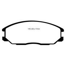 GreenStuff передние тормозные колодки для Hyundai Santa Fe/Grandeur/SSANGYONG Action/Kyron