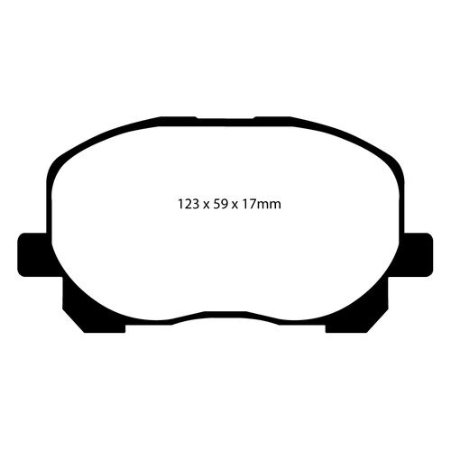 Колодки тормозные EBC Brake Disc DP21455