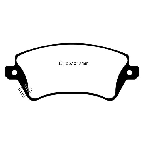 Колодки тормозные EBC Brake Disc DP21457
