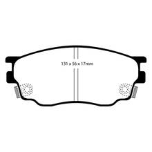 EBC Greenstuff передние тормозные колодки для Mazda 6 1.8/2.0td (GG/GY) (под 274мм диск)