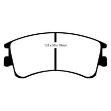 EBC Greenstuff передние тормозные колодки для Mazda 6 2.0/2.3L (GG/GY) (под 283мм диск)