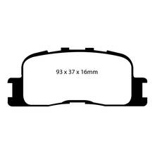 EBC Greenstuff задние тормозные колодки для Toyota Camry (V30)/Windom (01-06)