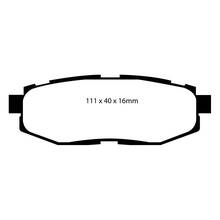 EBC Greenstuff задние тормозные колодки для Subaru BRZ/Forester/Tribeca/GT86