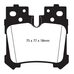 EBC Greenstuff задние тормозные колодки для Lexus LS460/LS500/LS600 (2006+) (под 315/335мм диск) EBC Greenstuff задние тормозные колодки для Lexus LS460/LS500/LS600 (2006+) (под 315/335мм диск)