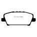 EBC Greenstuff передние тормозные колодки для Honda Civic (mk8) (FK/FN) (под 282мм диск)