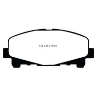 EBC Greenstuff передние тормозные колодки для Honda Accord (2008-2015)