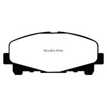 EBC Greenstuff передние тормозные колодки для Honda Accord (2008-2015)