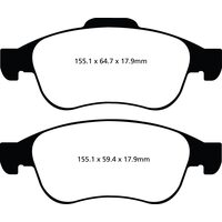 EBC колодки тормозные  DP22023