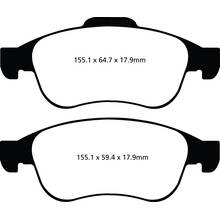 EBC Redstuff задние колодки DP32023C