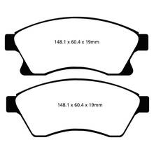 EBC Greenstuff передние тормозные колодки для Opel Astra J/Chevrolet Cruze/Aveo (под 276мм диск)