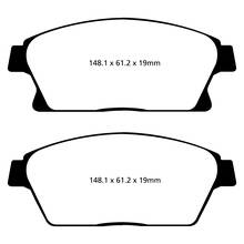 EBC Greenstuff передние тормозные колодки для Opel Astra J/Zafira/Mokka/Chevrolet Cruze (под 300мм диск)