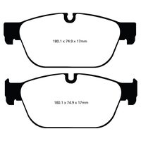 EBC Greenstuff передние тормозные колодки для Peugeot RCZ/308/407/508/Citroen C5/C6/DS4/DS5 (под 340мм диск)