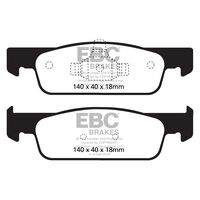 EBC Greenstuff передние тормозные колодки Smart Fortwo/Forfour/Renault Clio 4/Twingo/Logan/Sandero (2012+)