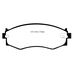 EBC Greenstuff передние тормозные колодки для Nissan 200sx S13/Skyline R32-R33 2.0L/Primera (w10)/Pulsar