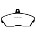 EBC Greenstuff передние тормозные колодки для Honda Civic (mk5-mk7)/MG ZR/ZS (под 262мм диск)